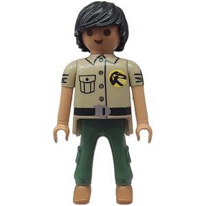 2009 GEOBRA - PLAY MOBIL JURASSIC WORLD RANGER FIGURE - 3"